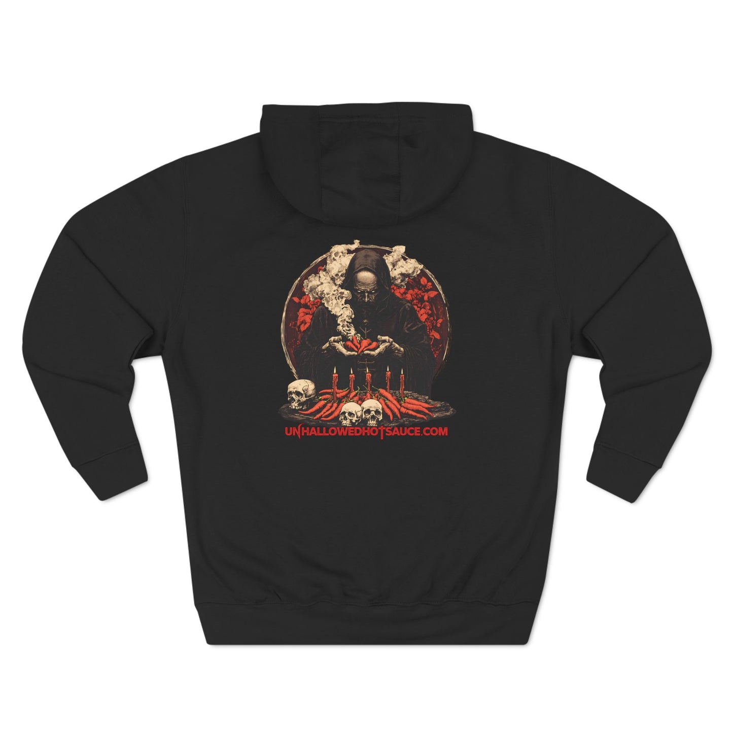 Unhallowed Priest Three-Panel Fleece Hoodie