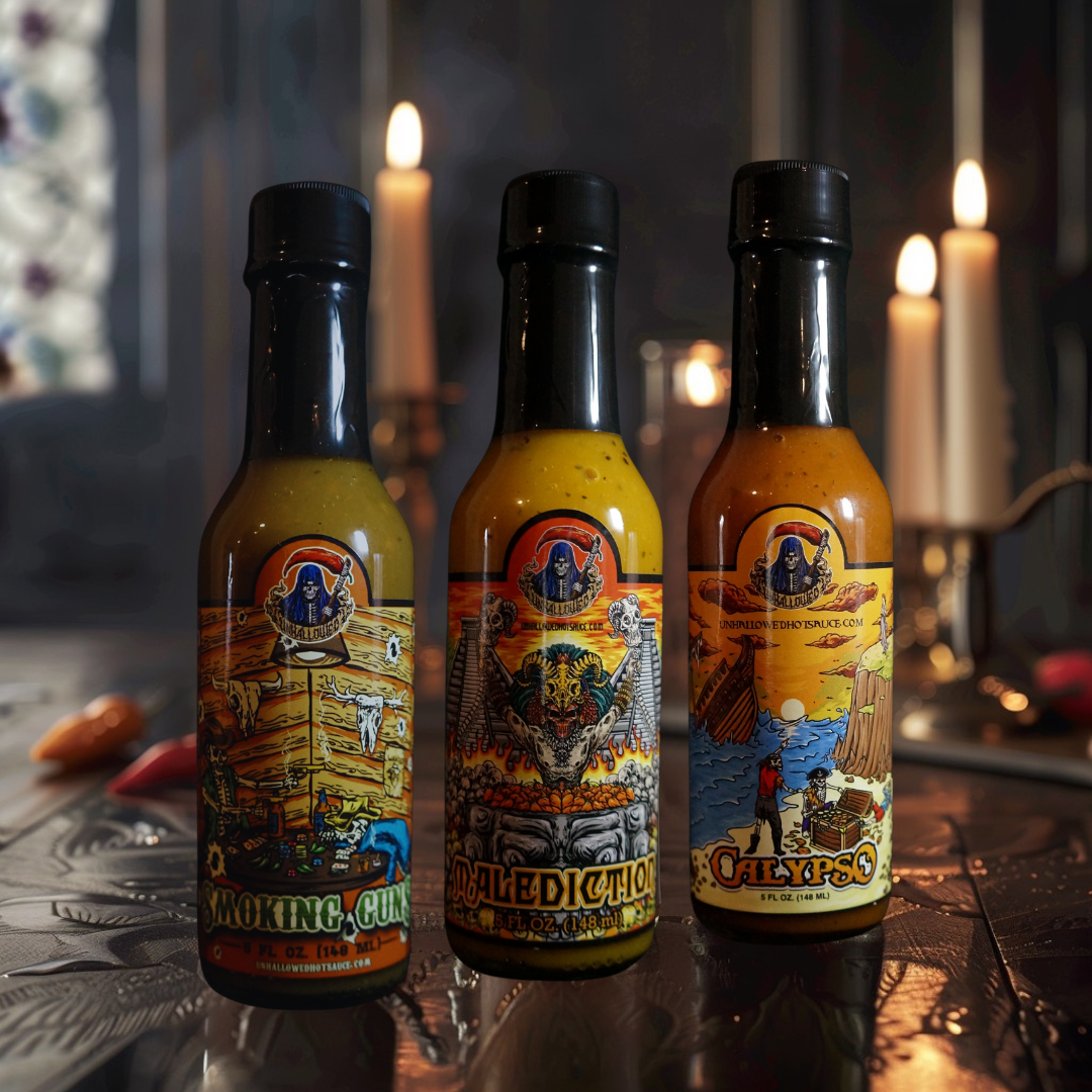 The Sacred Spice Triad - The "Original 3" Hot Sauce 3-Pack