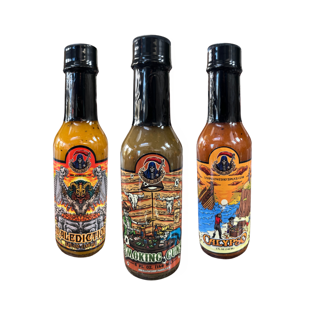 The Sacred Spice Triad - The "Original 3" Hot Sauce 3-Pack